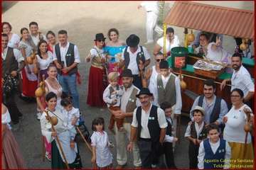 Romería popular y actos para los más pequeños en Lomo Cementerio/Agustín Cabrera y TA.